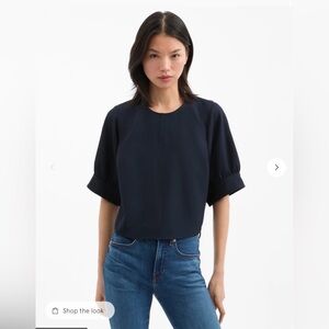 Veronica Beard Margaret Balloon Sleeve Blouse - Size 0 New With Tag!!!